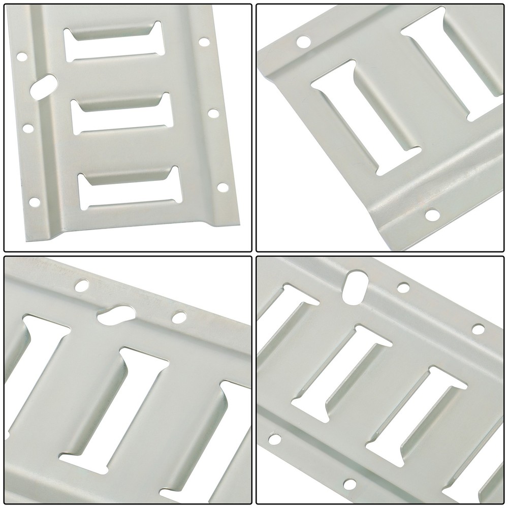 Labwork 4 Pack 4' E Track Tie Down Rail Kit Galvanized Steel