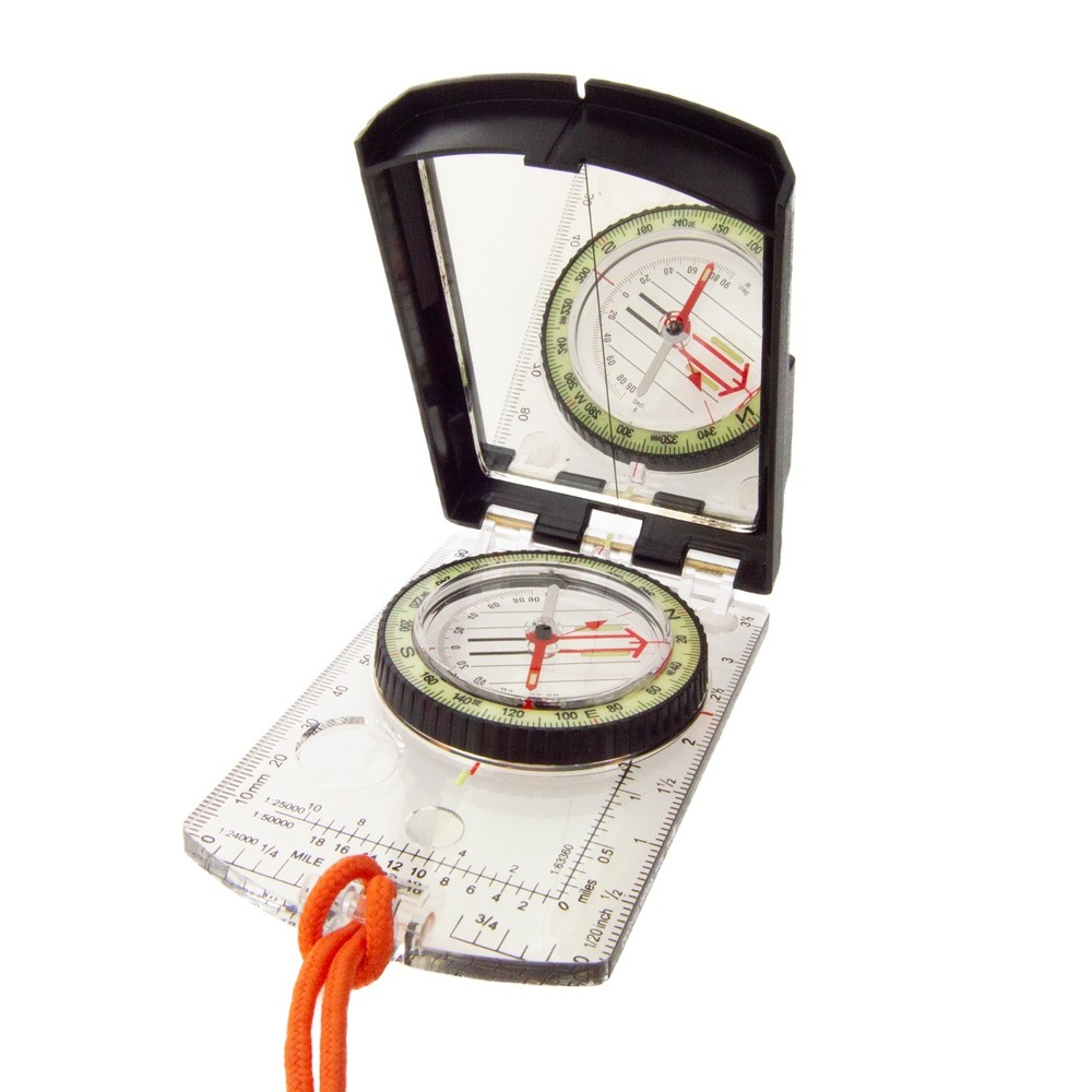 Sun Company ProSight Compass - Sighting Map Compass with Adjustable Declination