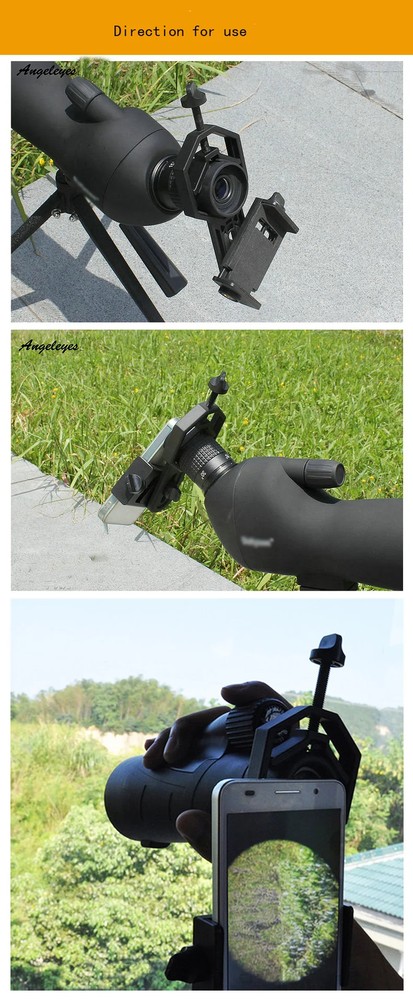 Telescope Universal Camera Phone Bracket Support Holder Mount Spotting Scopes