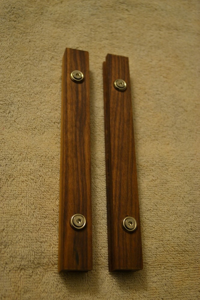 Pioneer RT-707 Side Rails, Solid Black Walnut fits RT-701 too Cheeks Beautiful