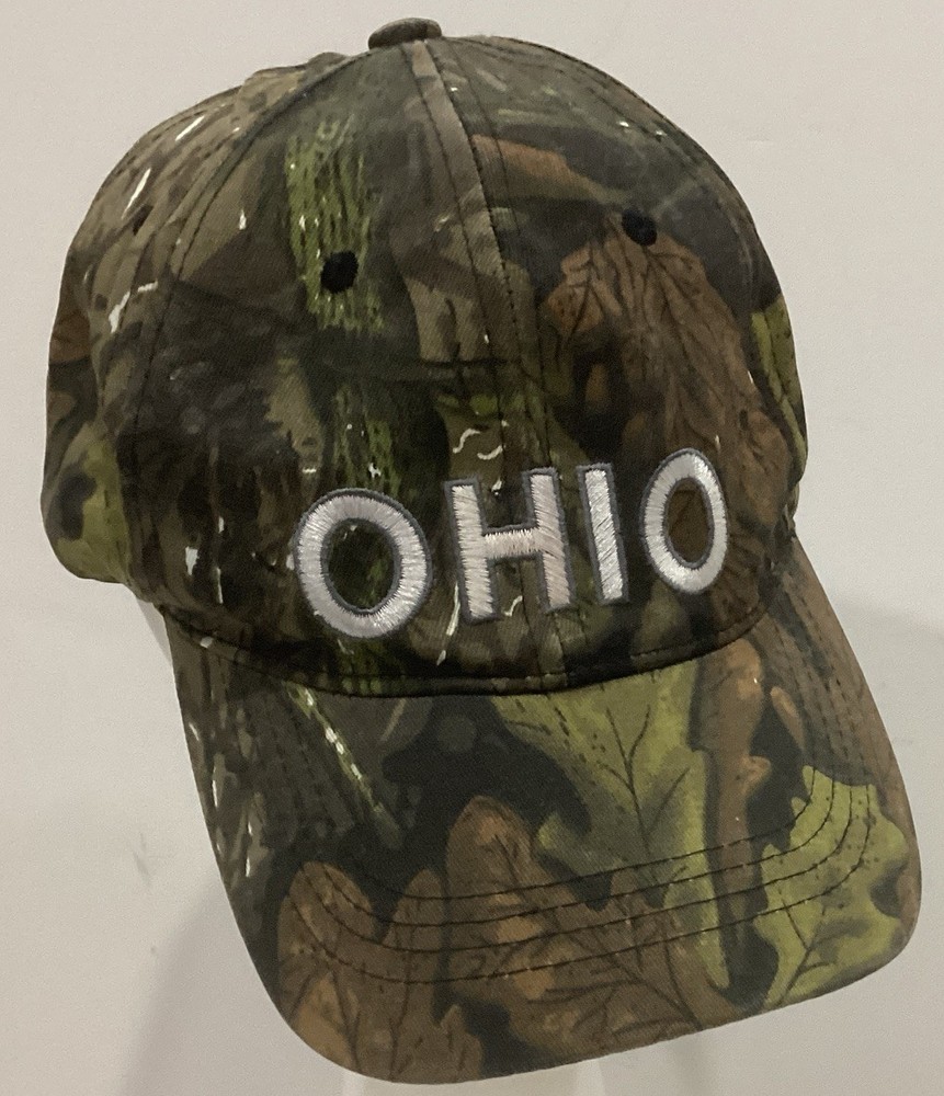 Ohio Camo Cap Hat Adjustable New Without Tags