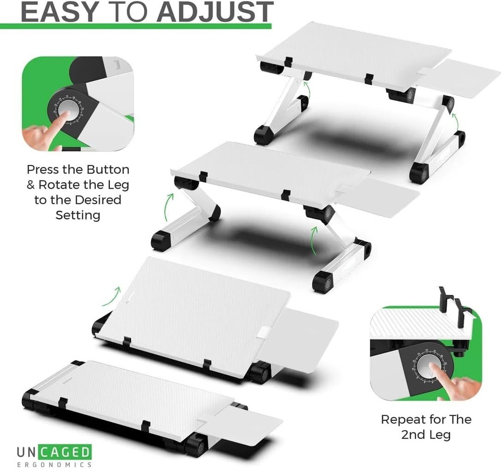 Adjustable Keyboard Tray, Silver, Ergonomic, Wrist Rest