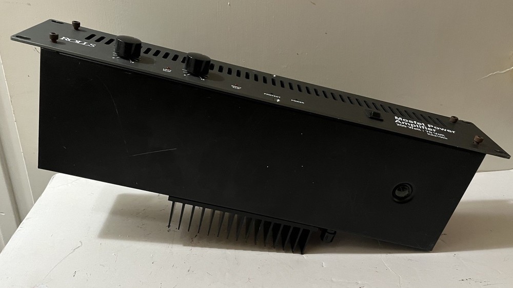 Rolls RA200 Rackmount Mosfet Power Amplifier - Tested