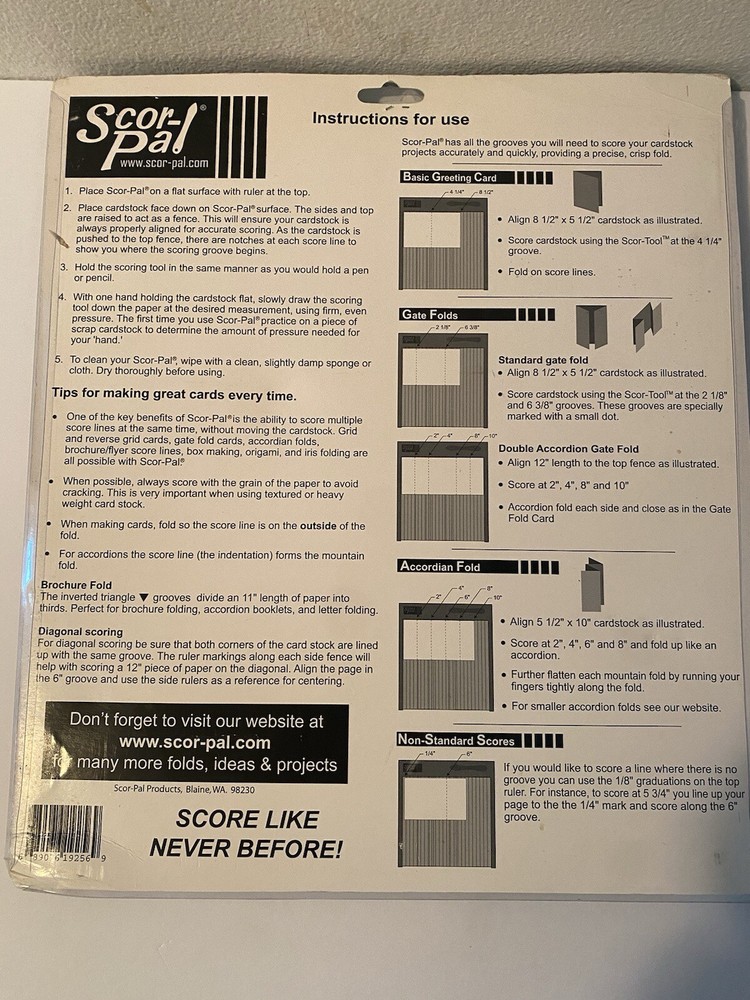 Scor-Pal Measuring & Scoring Board