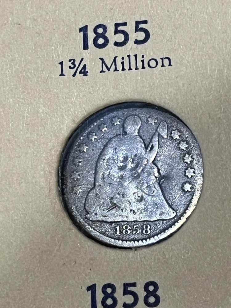 1858 Half Dime