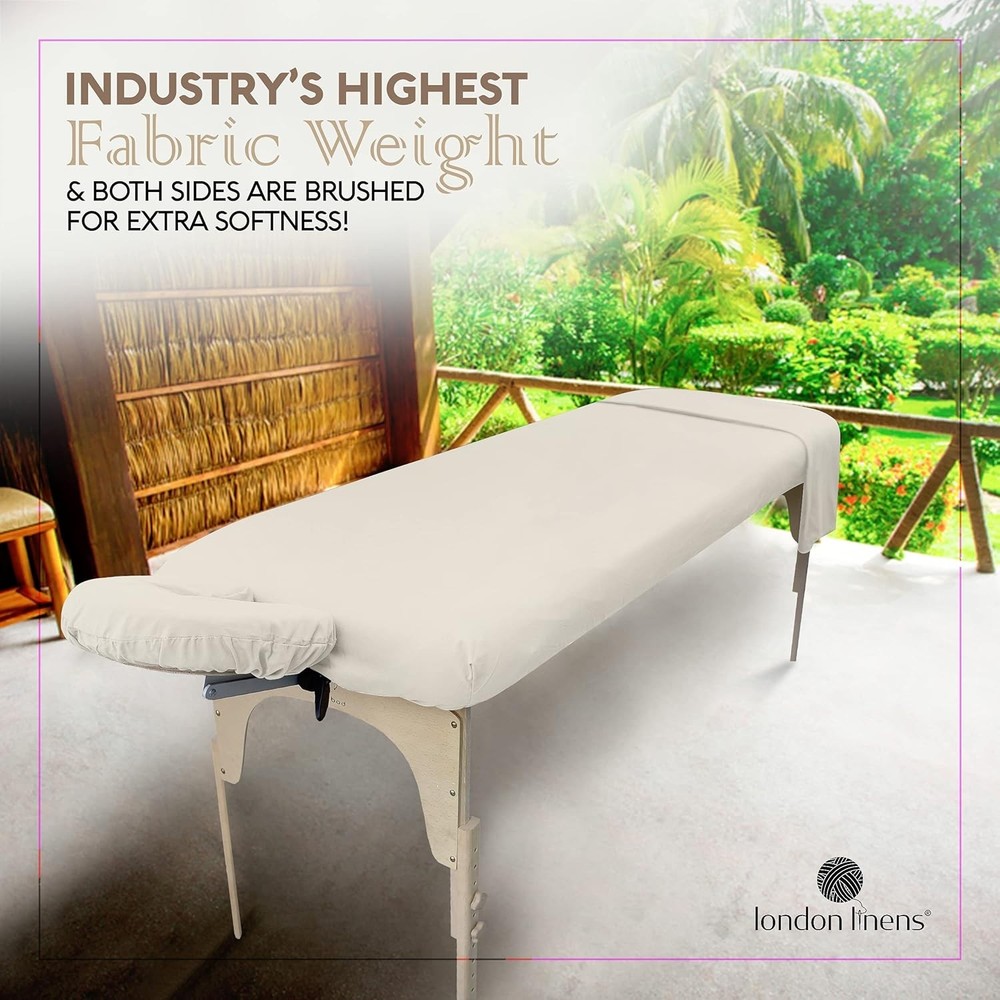 Luxury Microfiber Massage Table Sheets Set - Ideal Fit & Softness for Therapists