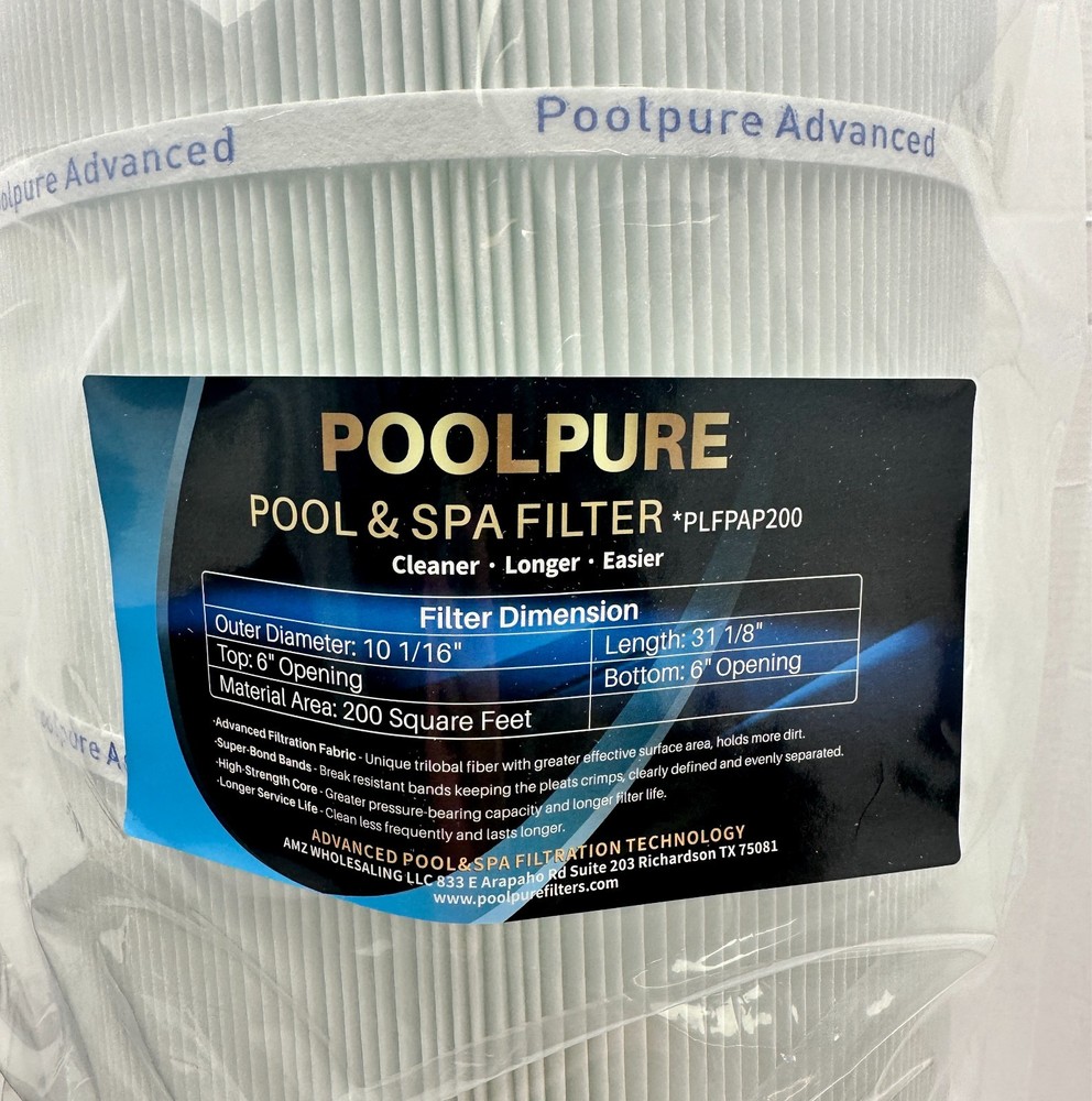 PoolPure Advanced PLFPAP200 Pool & Spa Filter