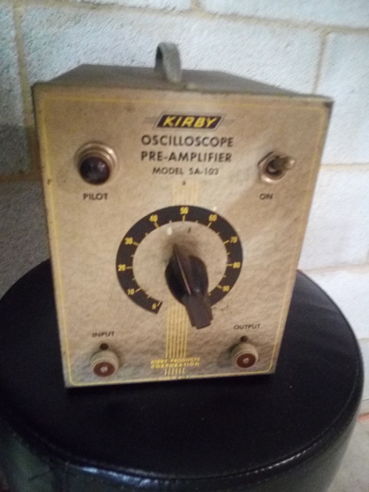Kirby Oscilloscope Pre Amplifier SA-103