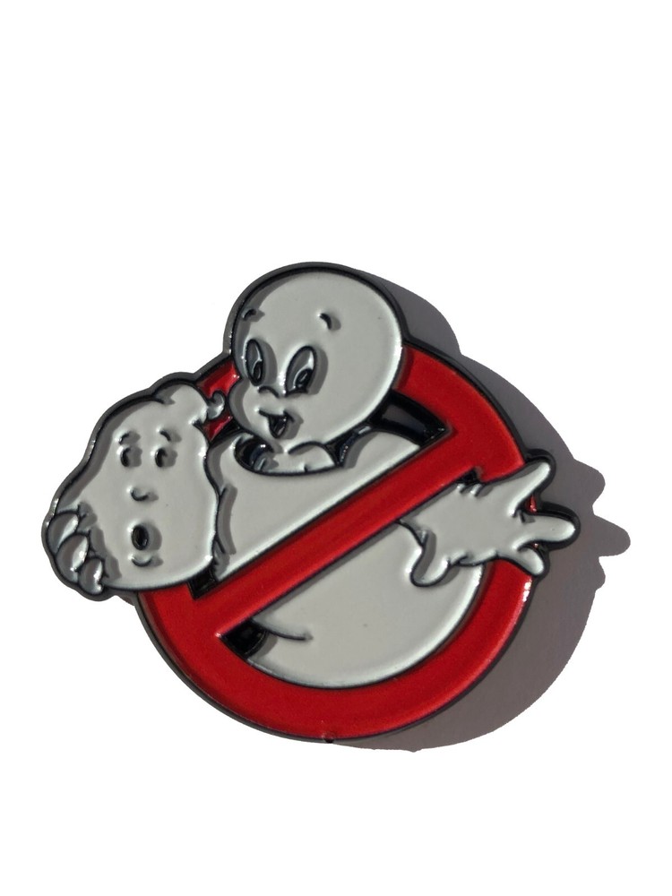 Casper Ghostbusters Mashup HAT PIN Lapel Brooch