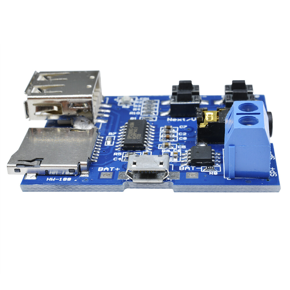 TF Card U Disk MP3 Format Decoder Board Aamplifier Decoding Audio Player Module