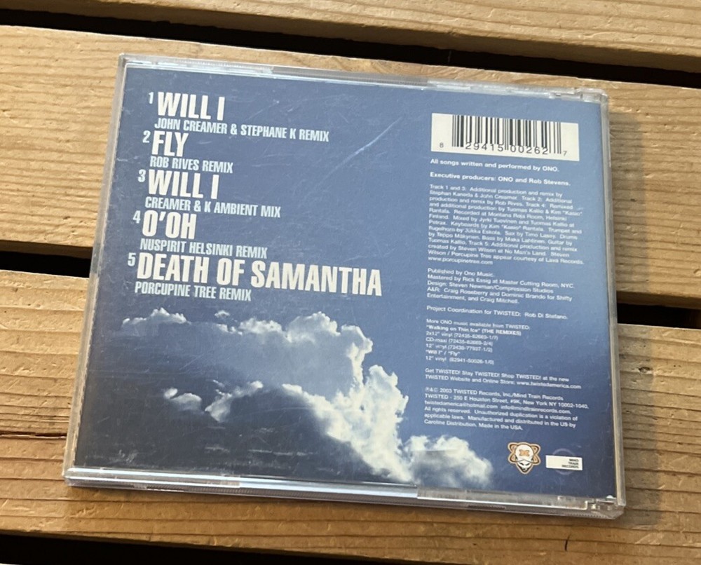 Will I by Ono (Cd5 Maxi-Single, 2003)