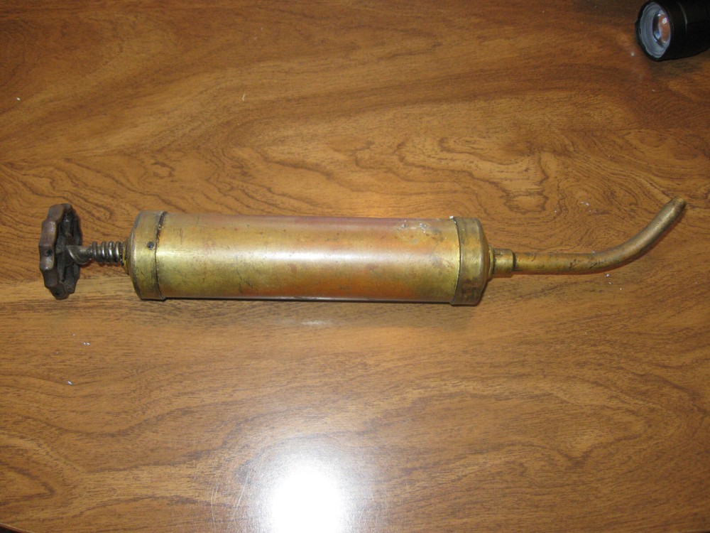 Vintage Brass Grease Gun