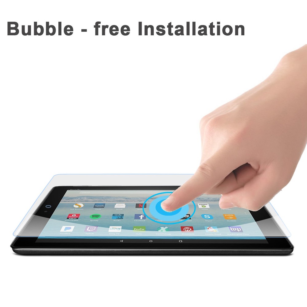 Tempered Glass Screen Protector for Amazon Fire HD 10 (7th Gen-2017)