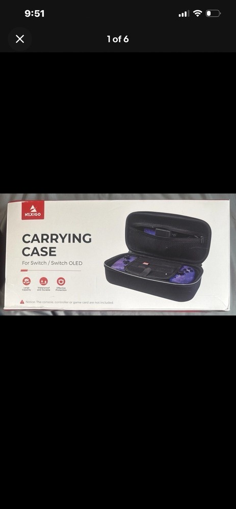 NexiGo Switch Controller Grip Carrying Case for Nintendo Switch/Switch OLED