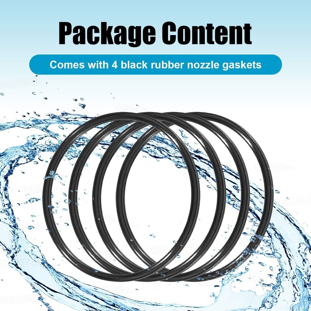 005-552-0142-00 Nozzle O-Ring Black Rubber for Paramount PCC2000 Rotating Fixed