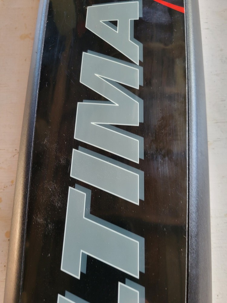 The Bowflex Ultimate Bench Rest Vertical Nameplate Replacement Placard