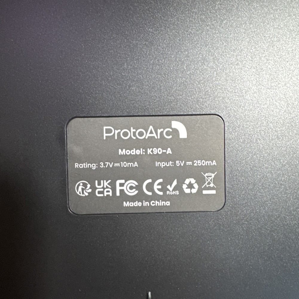 ProtoArc Backlit Compact Wireless Keyboard for Mac, K90-A Bluetooth Keyboard