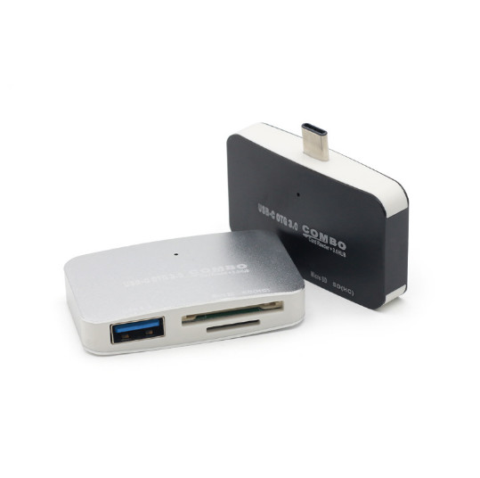 Multifunctional HUB Type-C to USB Cellphone OTG Adapter USB3.0 SD Card Reader