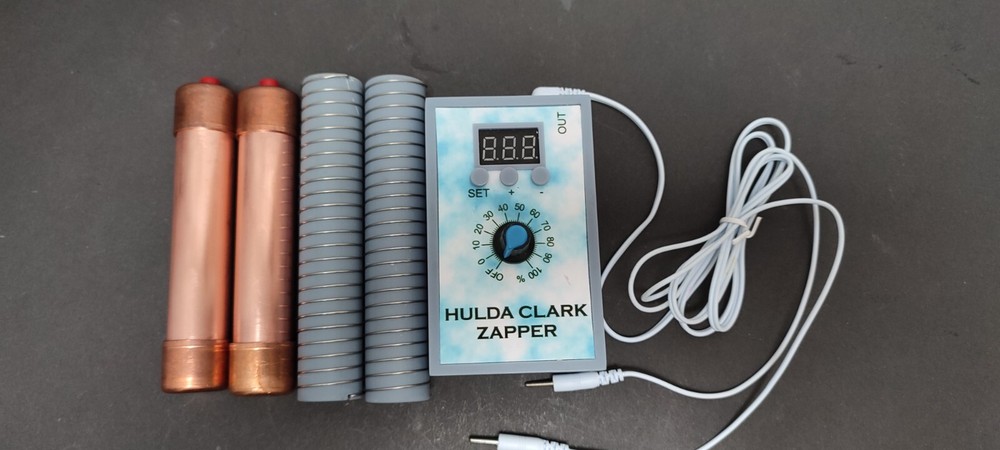 Hulda Clarck’s Protocol Gadget Multi Frequency Zapper with Copper, Silver-Orgone