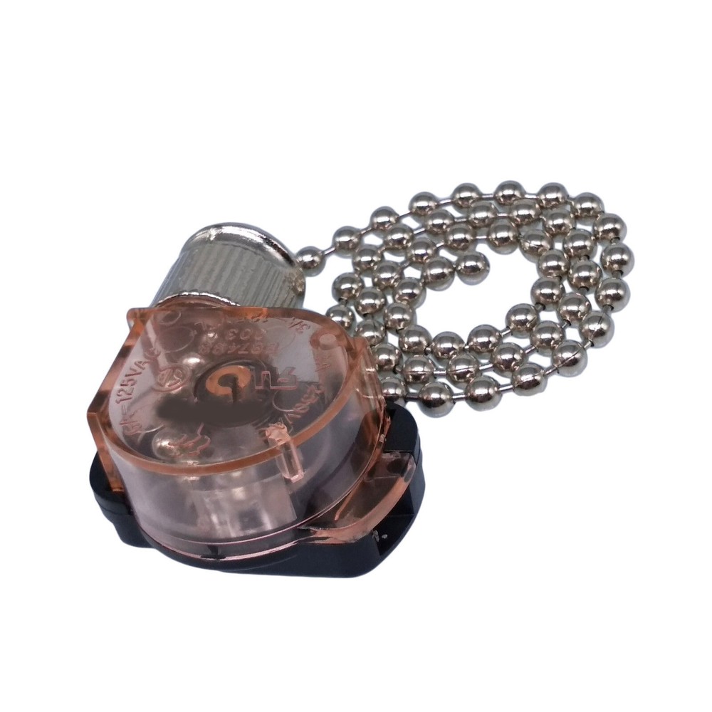 E87438 Switch ON OFF Ceiling Fan Light Lamp Pull Chain 2 Wires