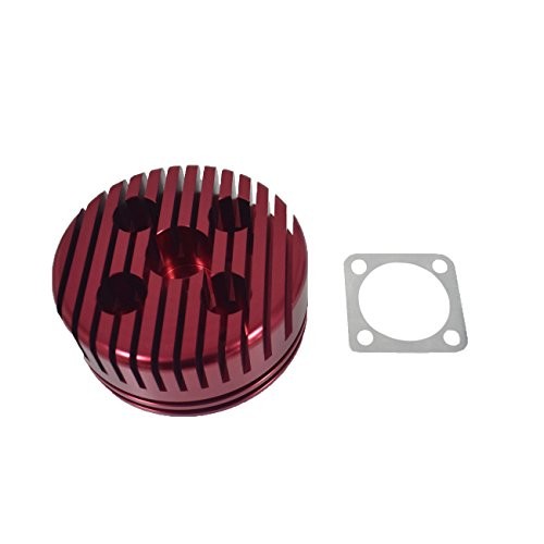 CNC Cylinder Head for Racing 66cc/80cc Engine () red