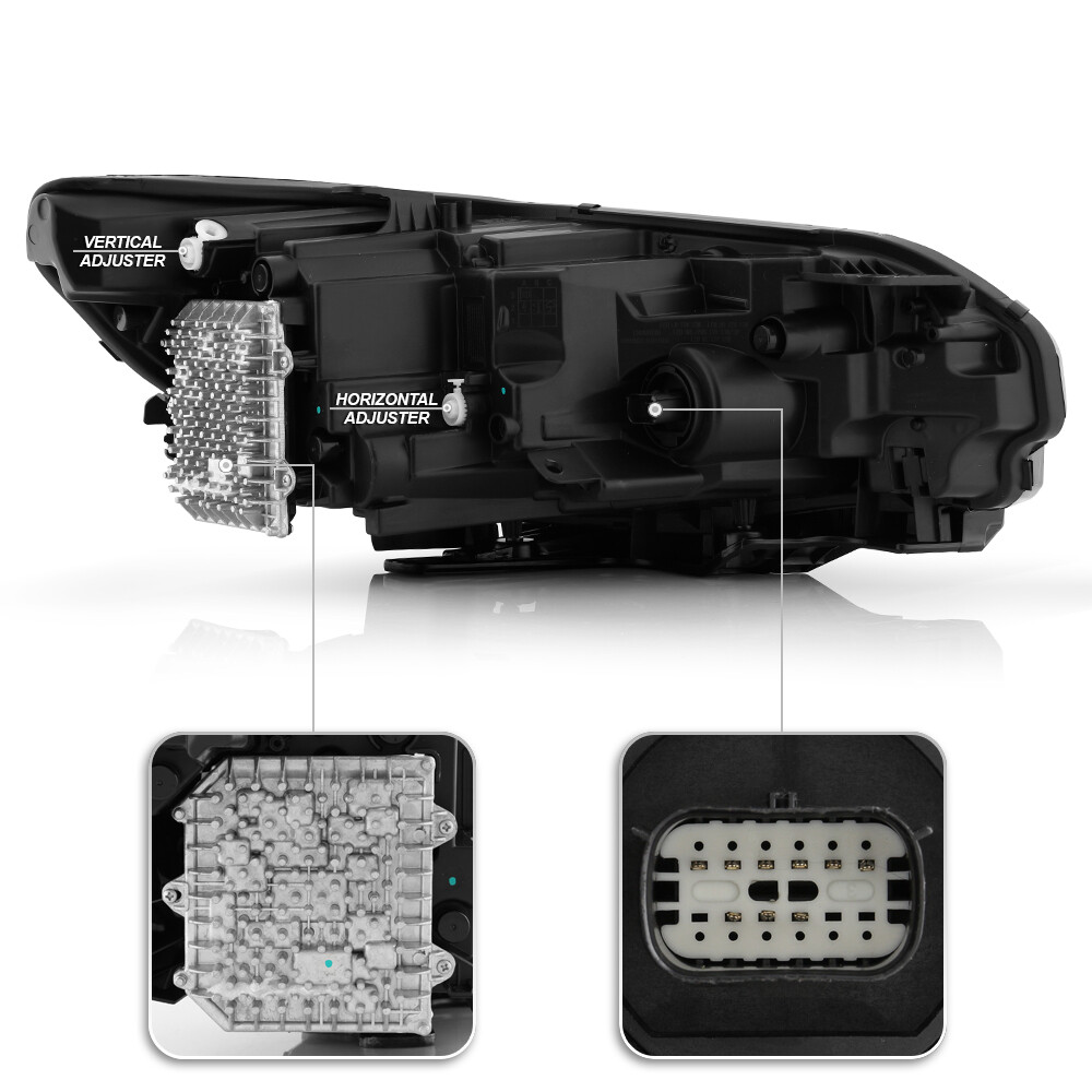 For 2019-2023 Jeep Cherokee Full LED Projector Headlight Healamp Driver Side