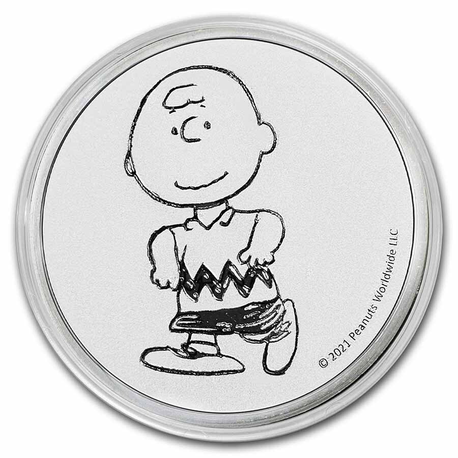 Peanuts® Charlie Brown 1 oz Silver Round