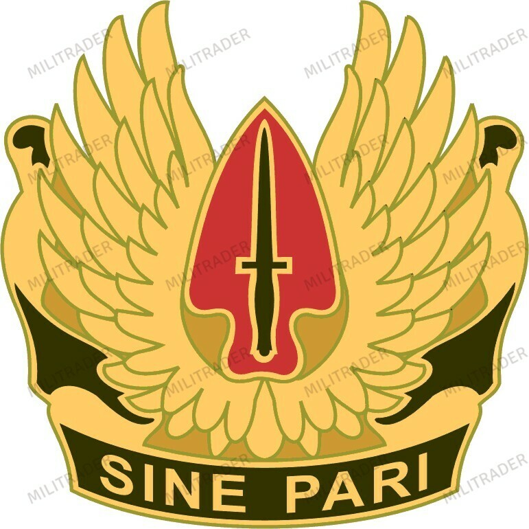 US Army Special Operations Command Sine Pari Decal
