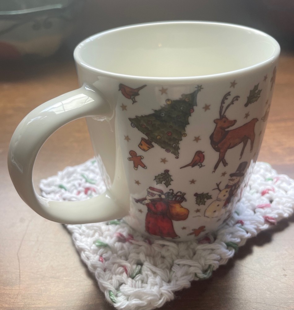 Molly Green Christmas Mug 14oz and coaster