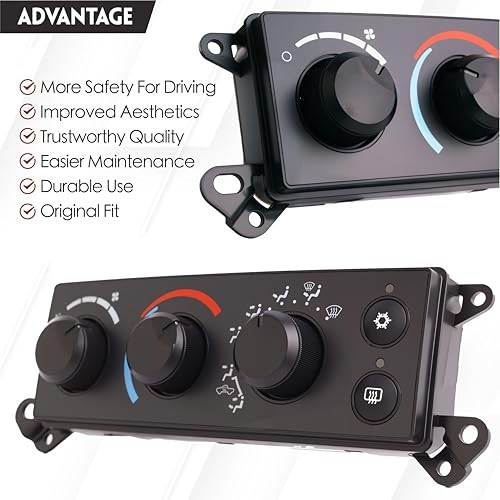 A/C Climate Control Module Panel Fits Dodge Ram 1500 Air 2006-2008