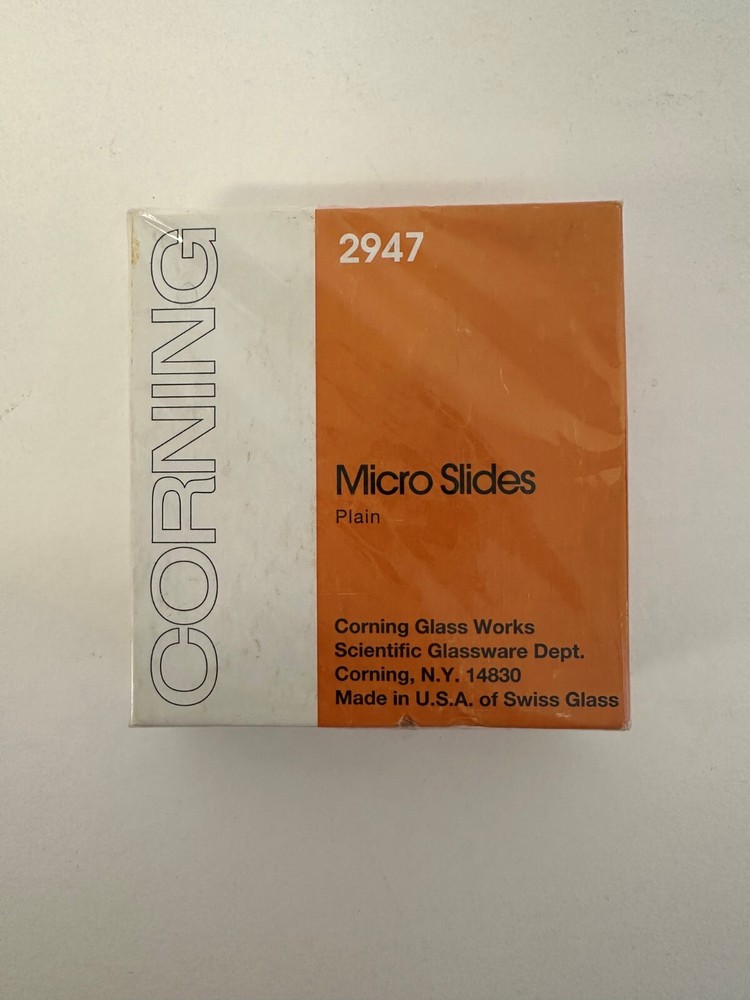 Corning® 38x75mm Plain Microscope Slides (2947)