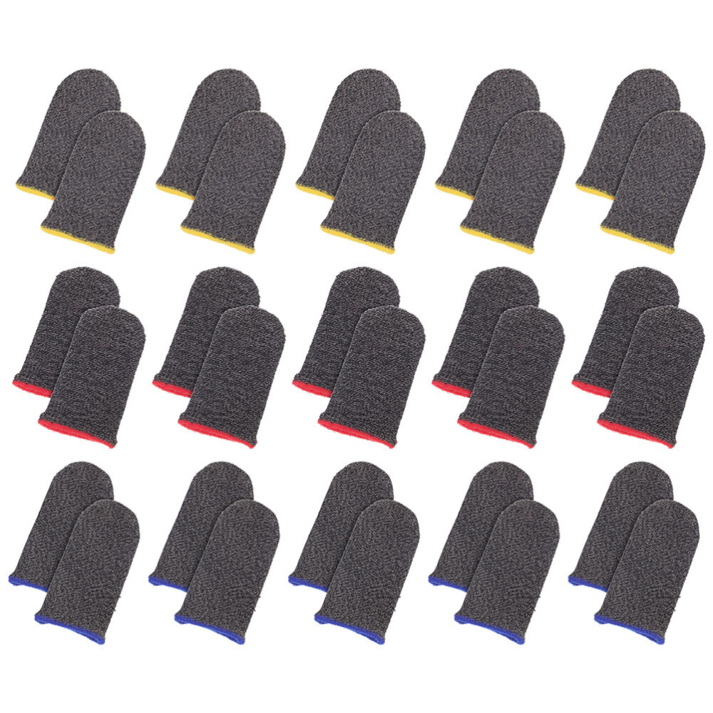 30Pcs Mobile Game Controller Thumb Sleeves Versatile Finger Protector