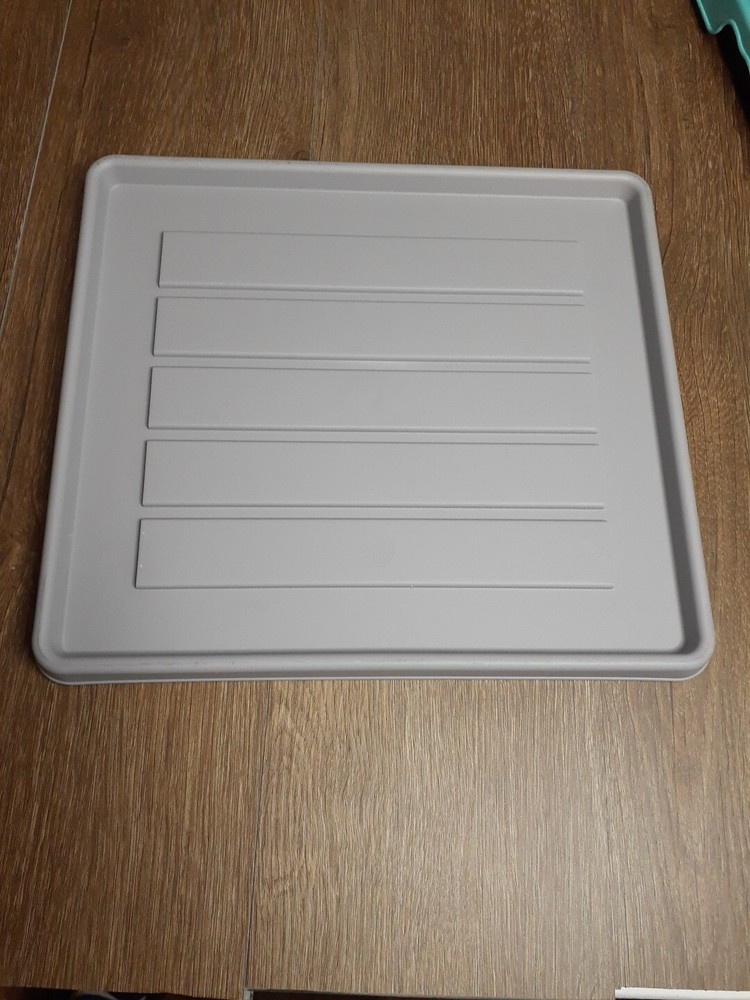 storex large craft & activity tray plastic gray