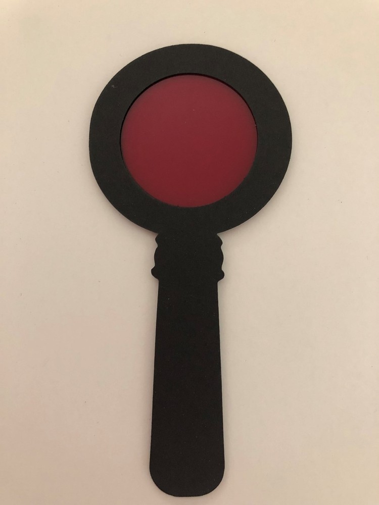 HIDDEN MESSAGE DECODER / SECRET DECODER / RUBY DECODER / RED REVEAL DECODER