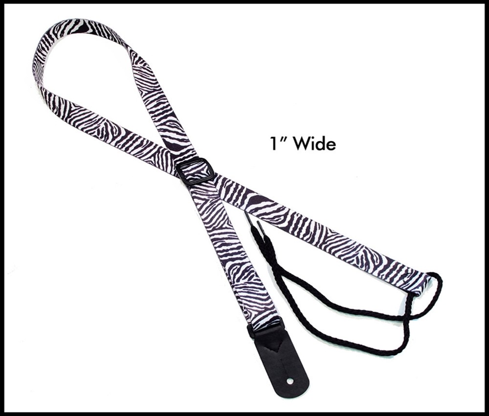 Legacystraps Mandolin Strap Ukulele Strap Zebra design