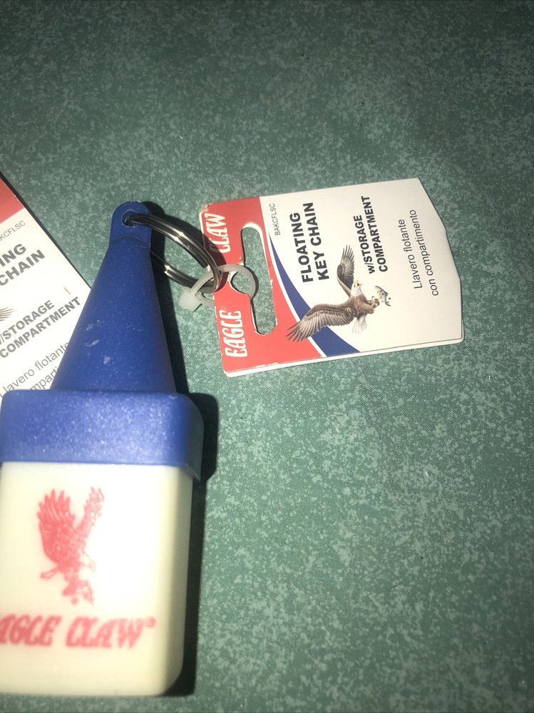 Eagle Claw Floating Key Chains With Storage Compartment - BAKCFLSC