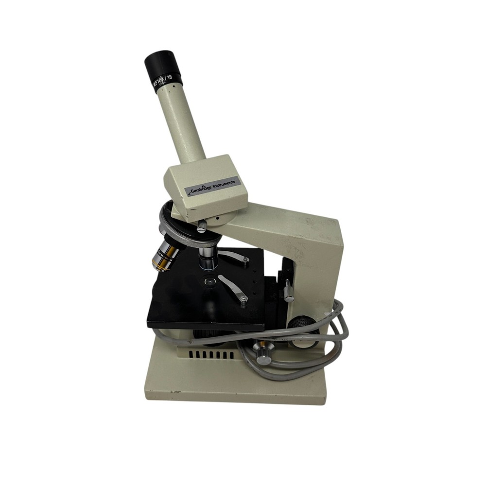 Cambridge Instruments Monocular Compound Microscope WF10X 4X/10X/40X Objectives