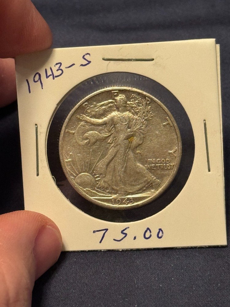 1943 S Walking Liberty Half Dollar