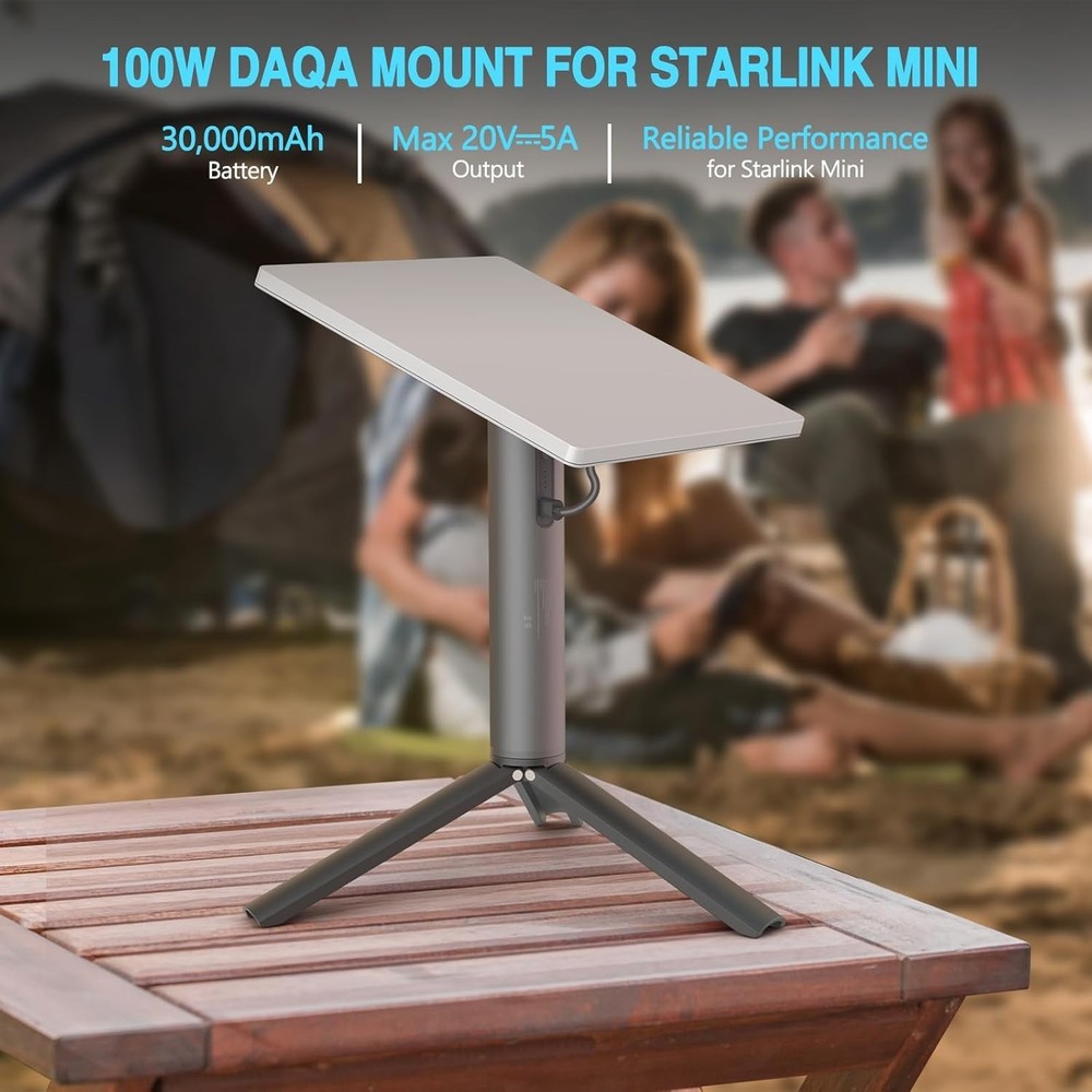Starlink Mini Battery Pack with LED Indicator & Rugged Design for Any Terrain