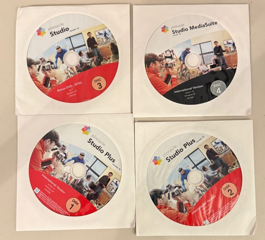 Pinnacle Studio MediaSuite Version 10 - PREOWNED; never used / loaded