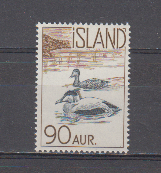 ICELAND : 1959/60 - MNH - SCOTT # 320  DUCKS