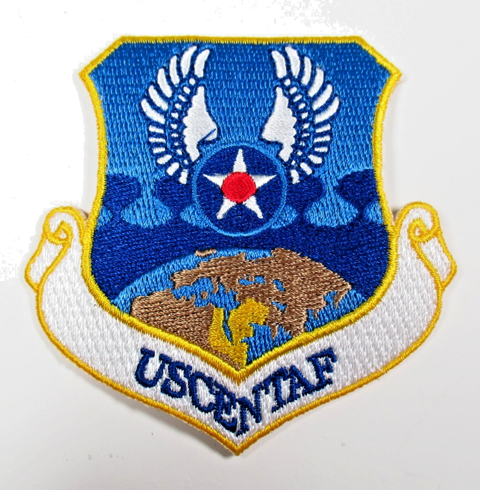 US Air Force USAFCENT Patch Vintage Central Command Wings Globe