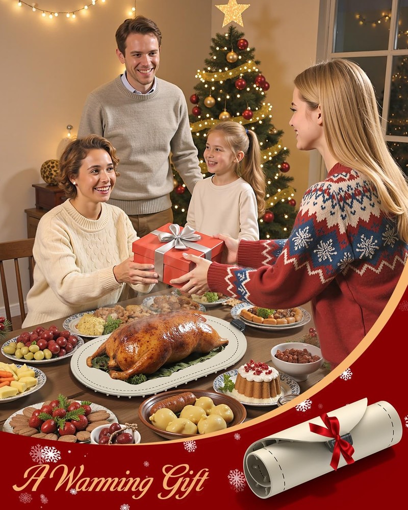 Food Warming Mat for Table & Buffet, Fast Heating Serving Pad with Adjustable...