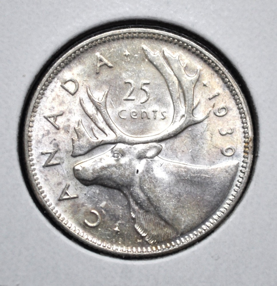 1939 Canada 25 Cents