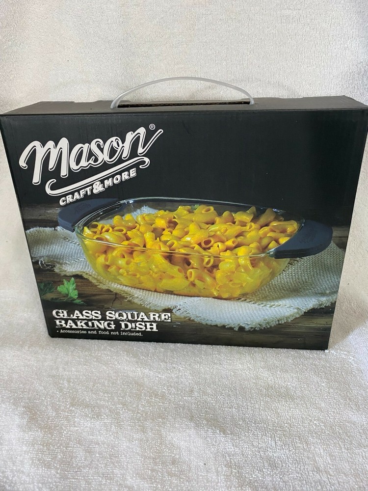 Mason Craft & More Glass Square Baking Dish