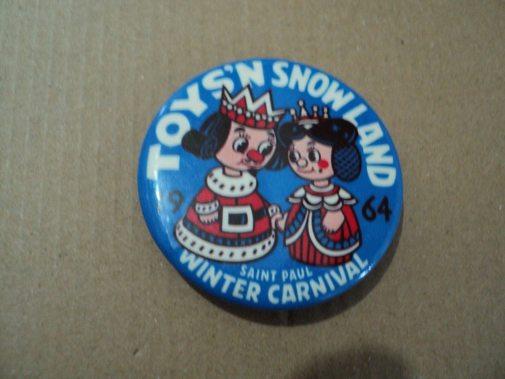 1964 St. PAUL WINTER CARNIVAL Pinback Button