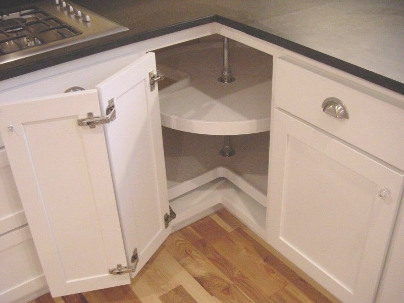 LAZY SUSAN HINGES COMPLETE HARDWARE PACKAGE (FACE-FRAME CABINET)