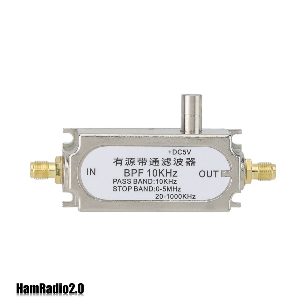 10KHz BPF Single Power Supply Active Bandpass Filter 45dB Suppression