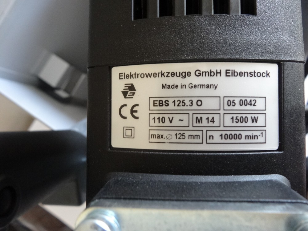 EIBENSTOCK EBS 125.3 O 5" CONCRETE GRINDER