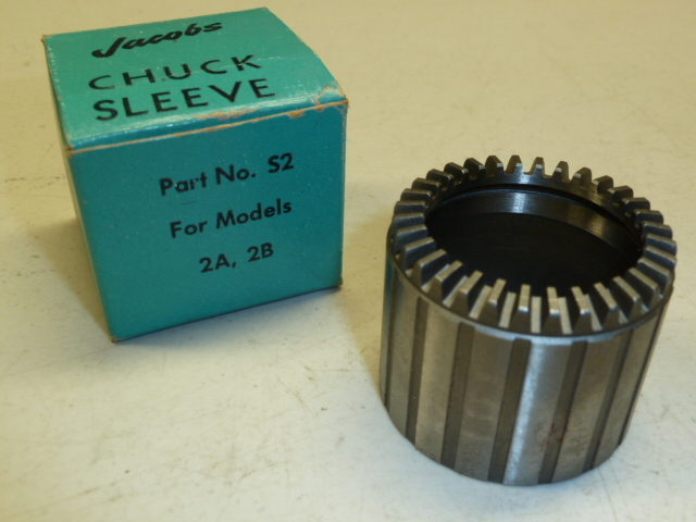 NEW! Jacobs S2 CHUCK SLEEVE, for MODELS: 2A, 2B